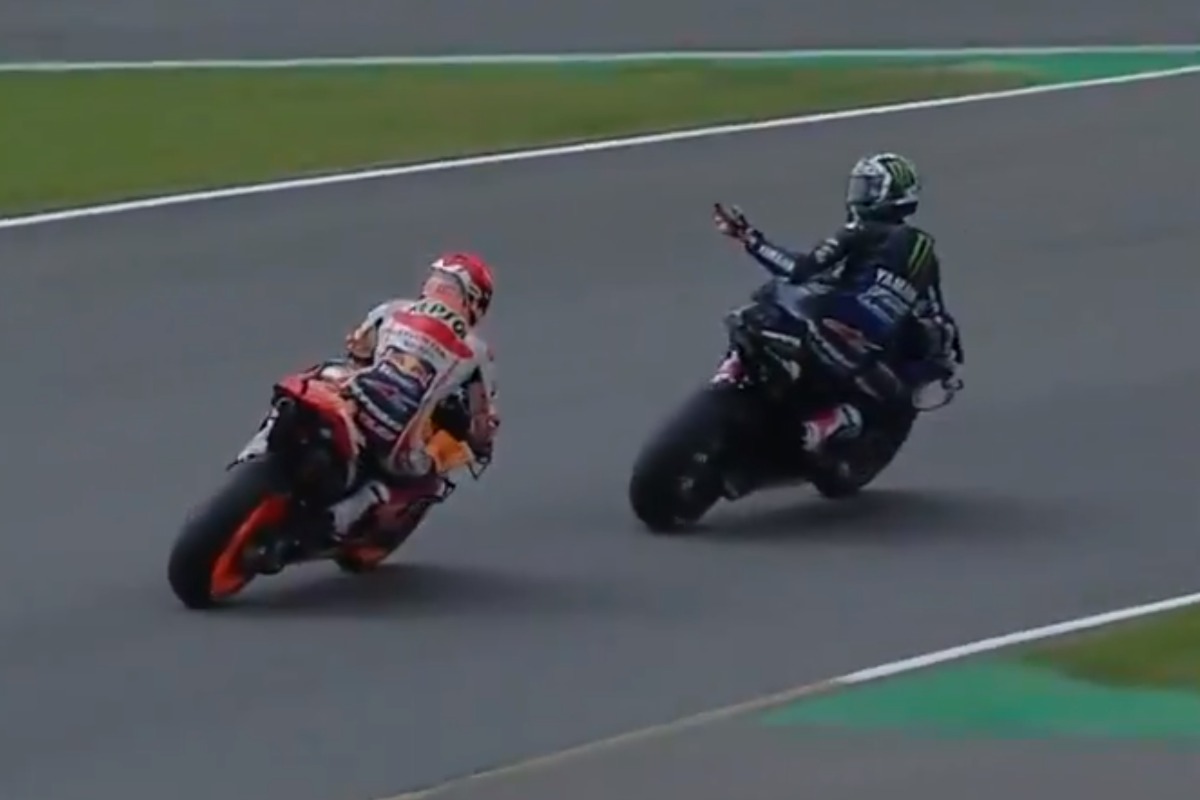 Maverick Vinales e Marc Marquez durante le qualifiche del Gran Premio d'Italia di MotoGP 2021 al Mugello