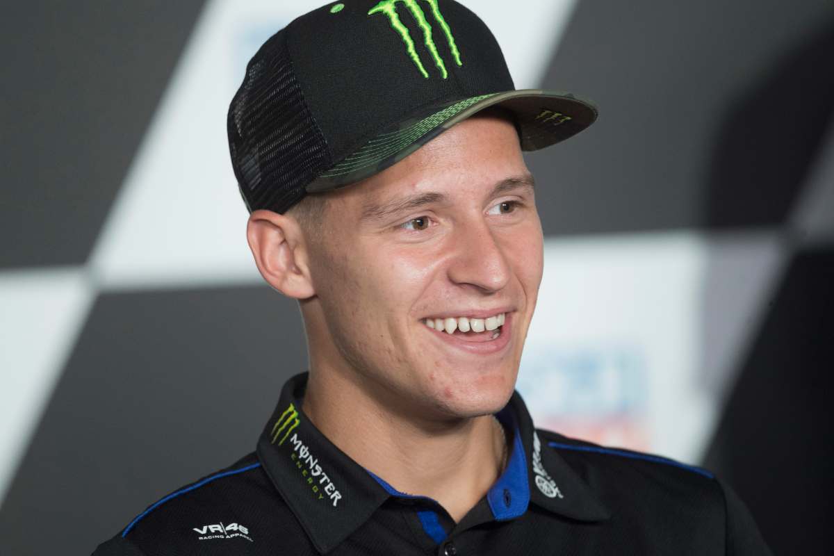 Fabio Quartararo in conferenza stampa (GettyImages)