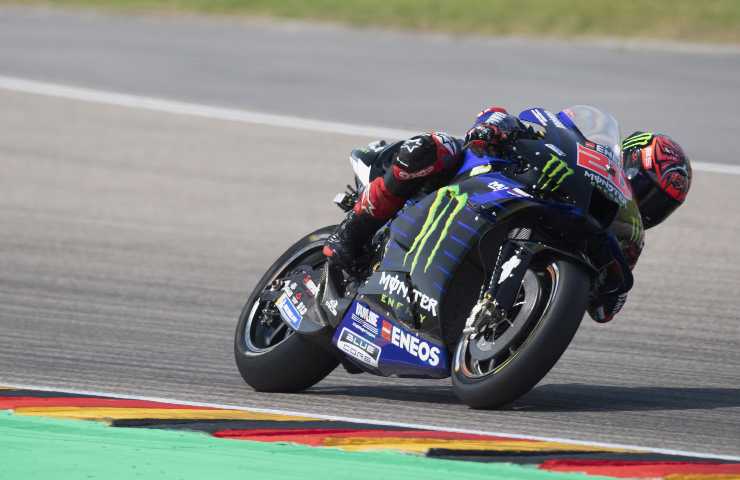 Fabio Quartararo in pista in Germania (GettyImages)