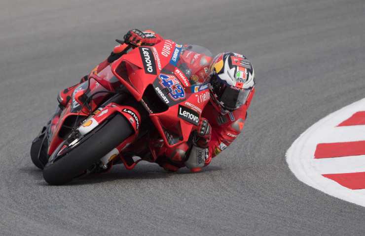 Jack Miller in pista con la Ducati 