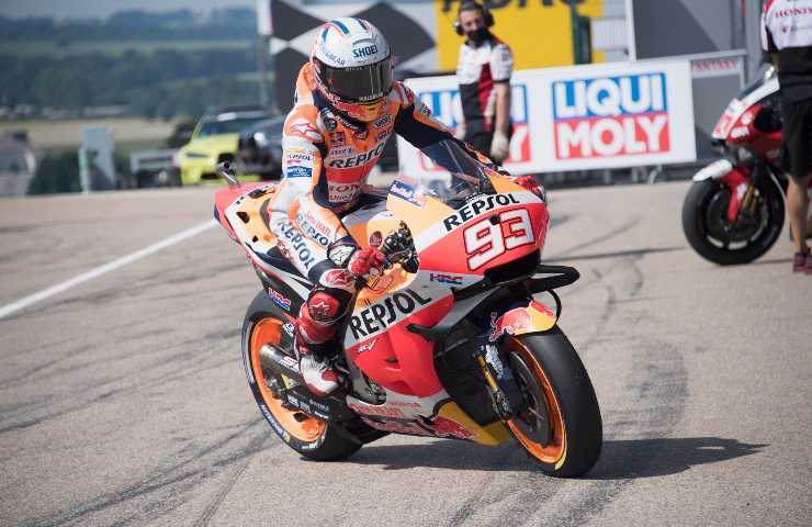 Marc Marquez in sella alla Honda (GettyImages)