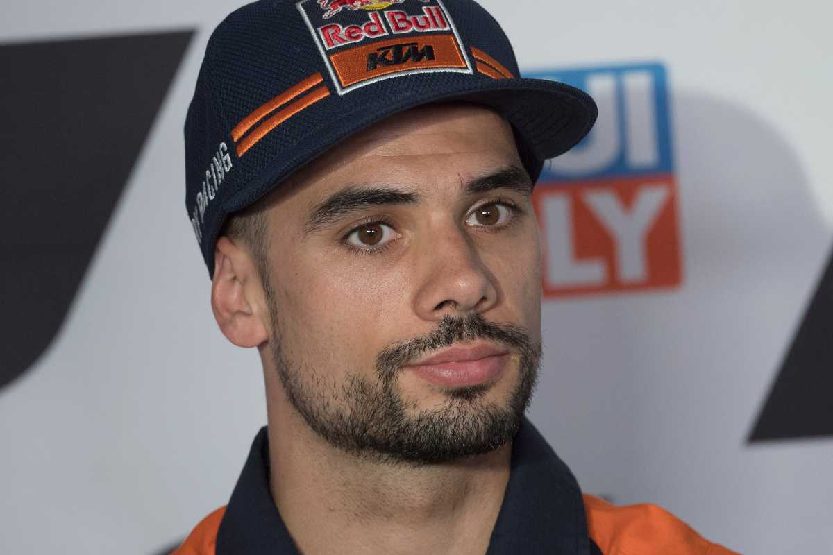 Miguel Oliveira, pilota KTM in conferenza stampa (GettyImages)