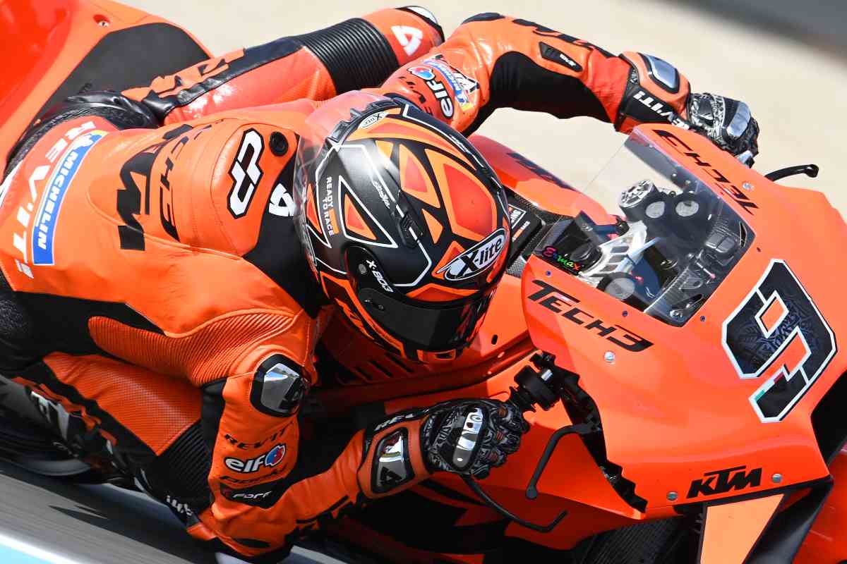 Danilo Petrucci in pista sulla Ktm al Gran Premio d'Olanda di MotoGP 2021 ad Assen