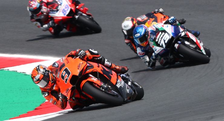 Danilo Petrucci in pista sulla Ktm nel Gran Premio d'Olanda di MotoGP 2021 ad Assen