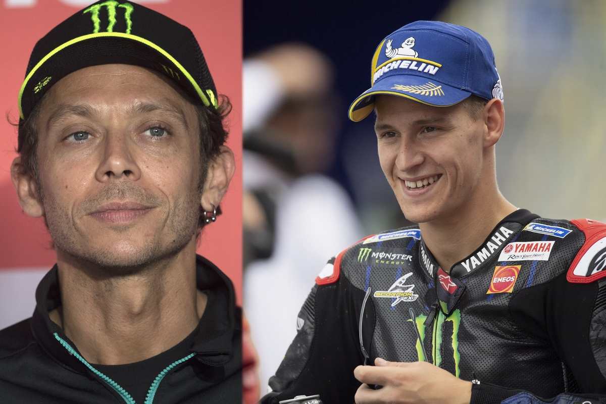 Valentino Rossi e Fabio Quartararo (Getty Images)