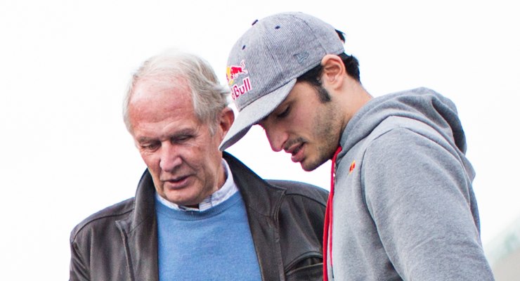 Carlos Sainz e Helmut Marko