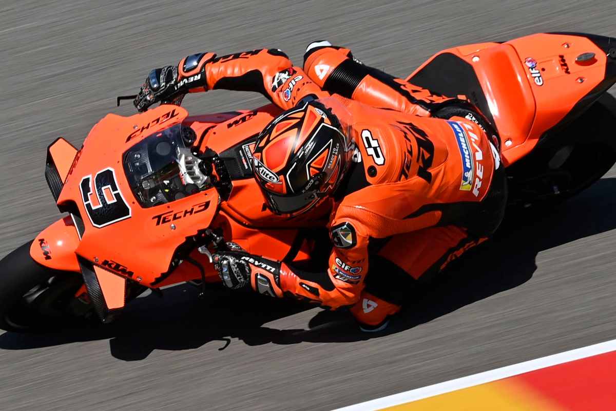 Danilo Petrucci sulla Ktm nelle prove libere del Gran Premio di Germania di MotoGP 2021 al Sachsenring