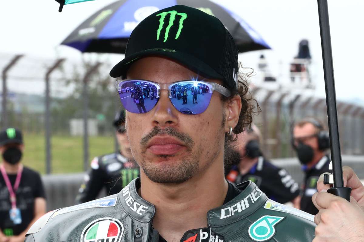 Franco Morbidelli sulla griglia di partenza del Gran Premio di Germania di MotoGP 2021 al Sachsenring