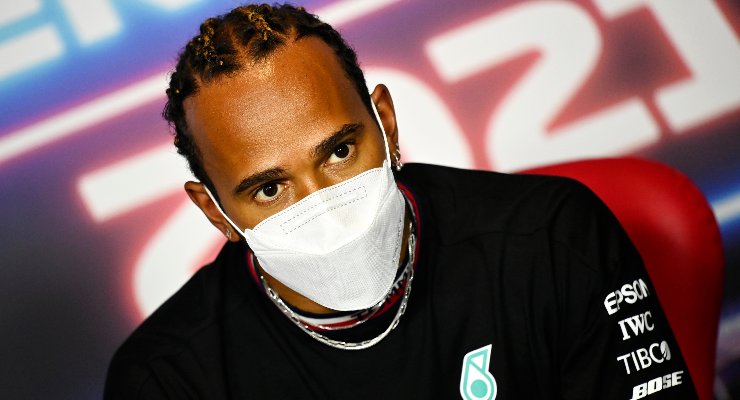 Lewis Hamilton in conferenza stampa al Gran Premio d'Austria di F1 2021 al Red Bull Ring