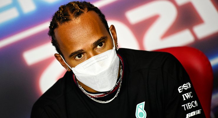 Lewis Hamilton in conferenza stampa al Gran Premio d'Austria di F1 2021 al Red Bull Ring