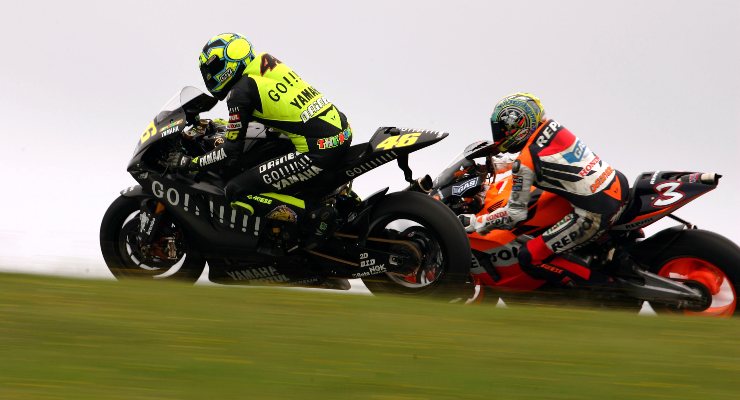 Valentino Rossi e Max Biaggi