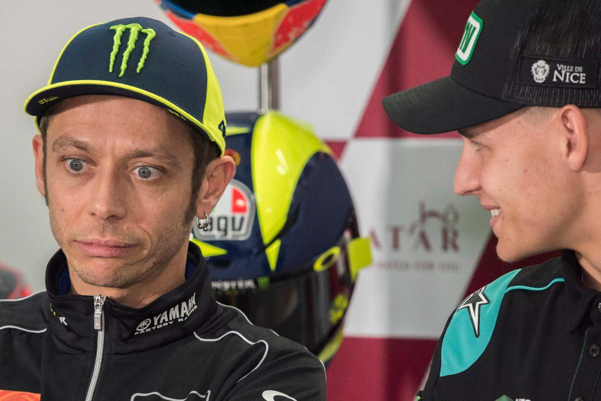 Valentino Rossi e Fabio Quartararo