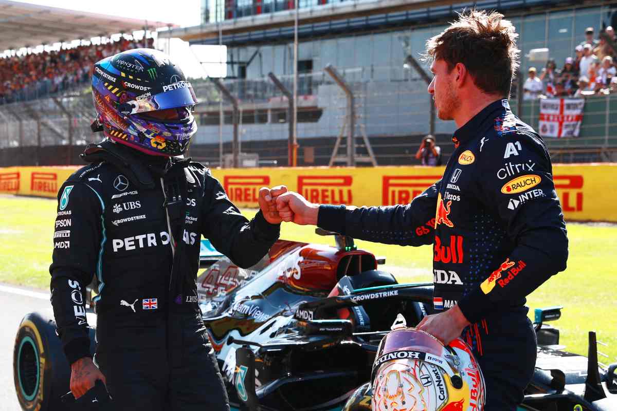 Lewis Hamilton e Max Verstappen (GettyImages)