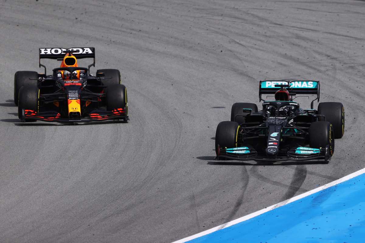 Max Verstappen e Lewis Hamilton (GettyImages)