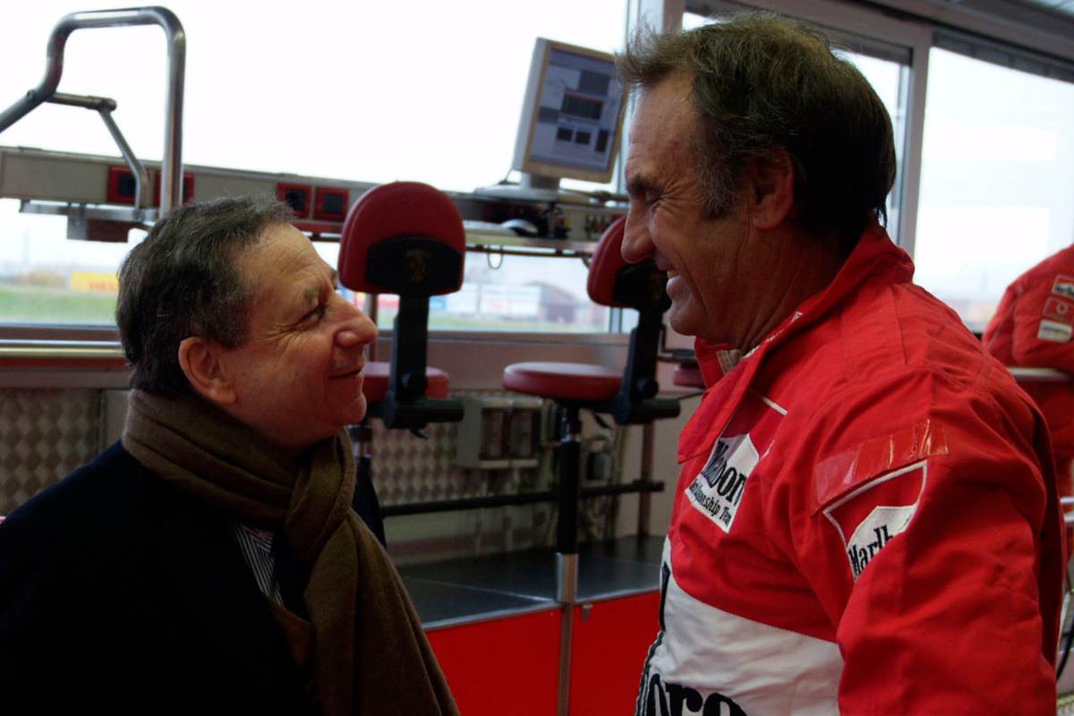 Carlos Reutemann con Jean Todt