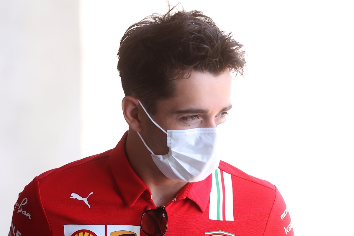 Charles Leclerc nel paddock del Gran Premio d'Ungheria di F1 2021 a Budapest