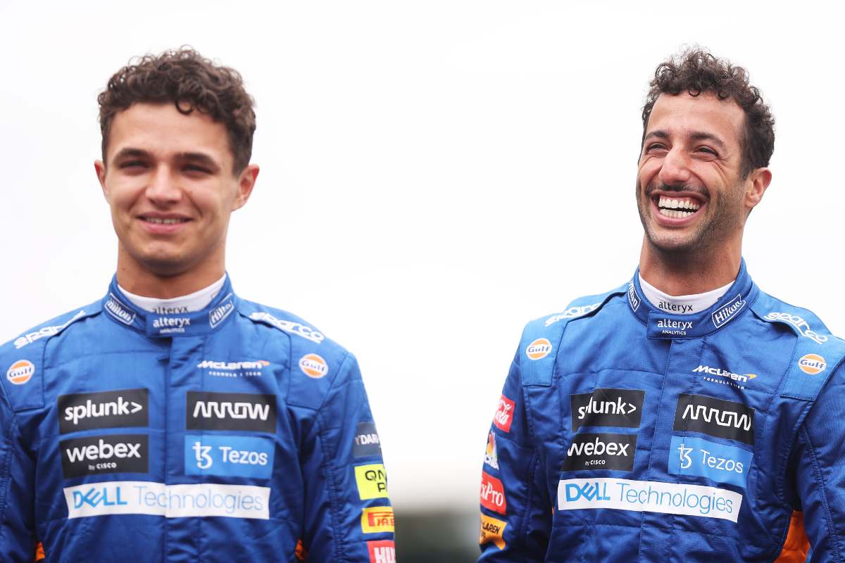 Lando Norris e Daniel Ricciardo