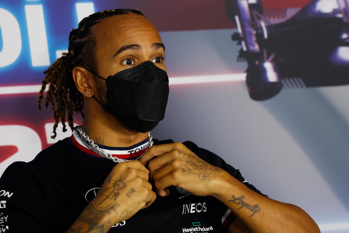 Lewis Hamilton nella conferenza stampa alla vigilia del Gran Premio d'Ungheria di F1 2021 a Budapest