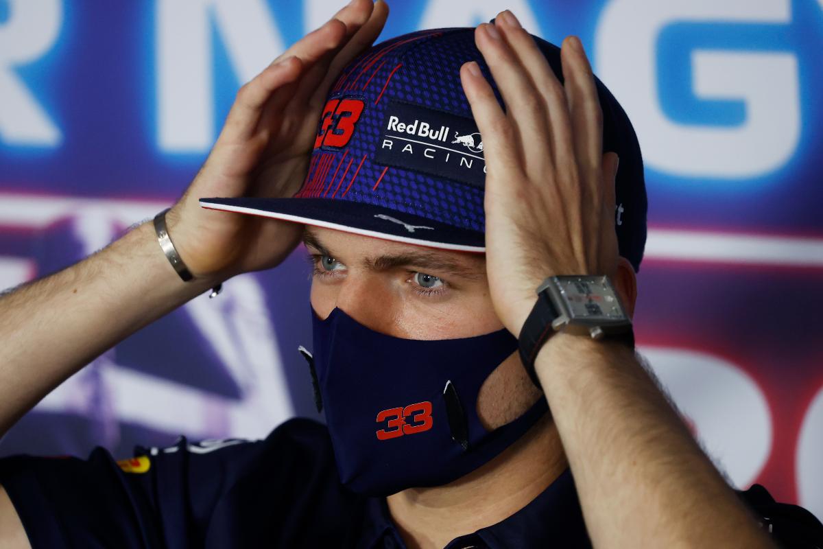 Max Verstappen nella conferenza stampa alla vigilia del Gran Premio d'Ungheria di F1 2021 a Budapest