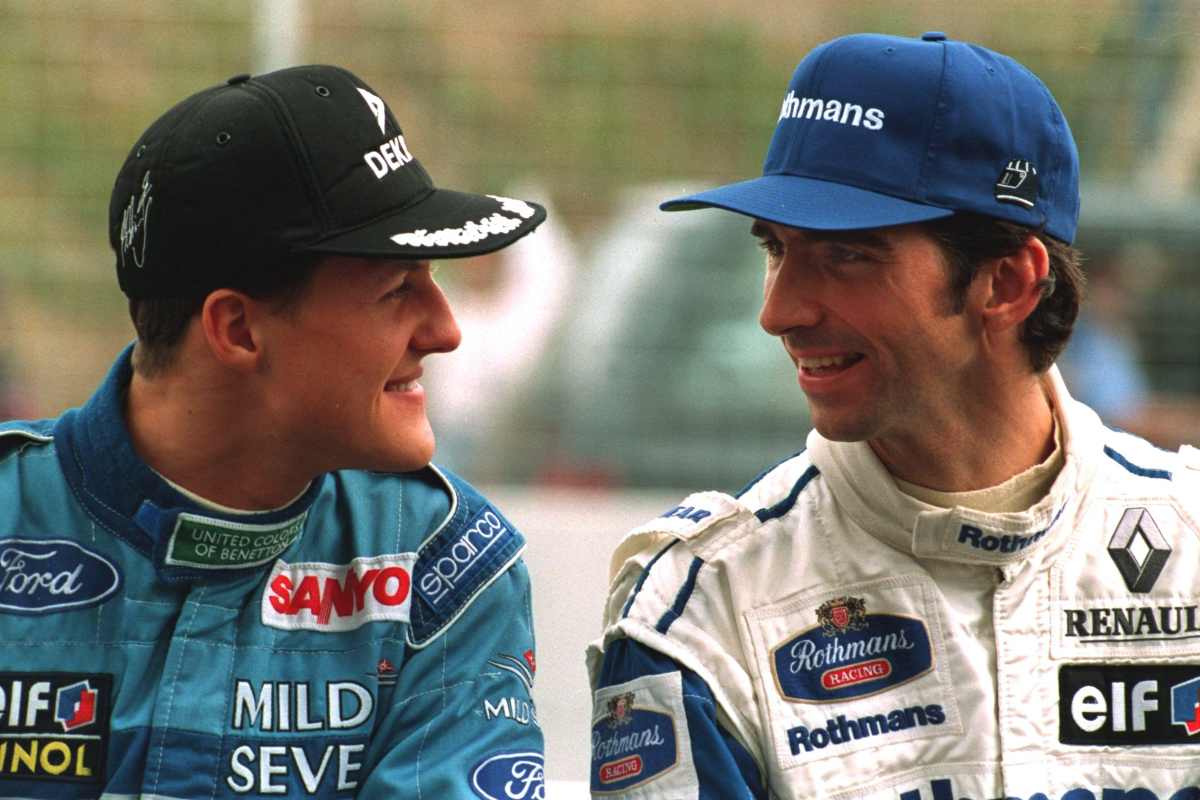 Michael Schumacher e Damon Hill nel 1994
