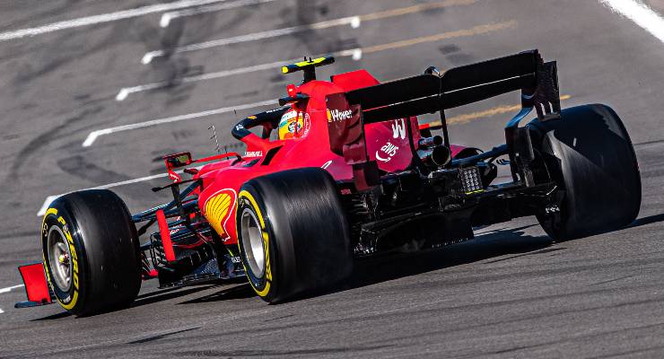 Carlos Sainz in pista