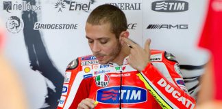 Valentino Rossi ai tempi della Ducati nel 2011