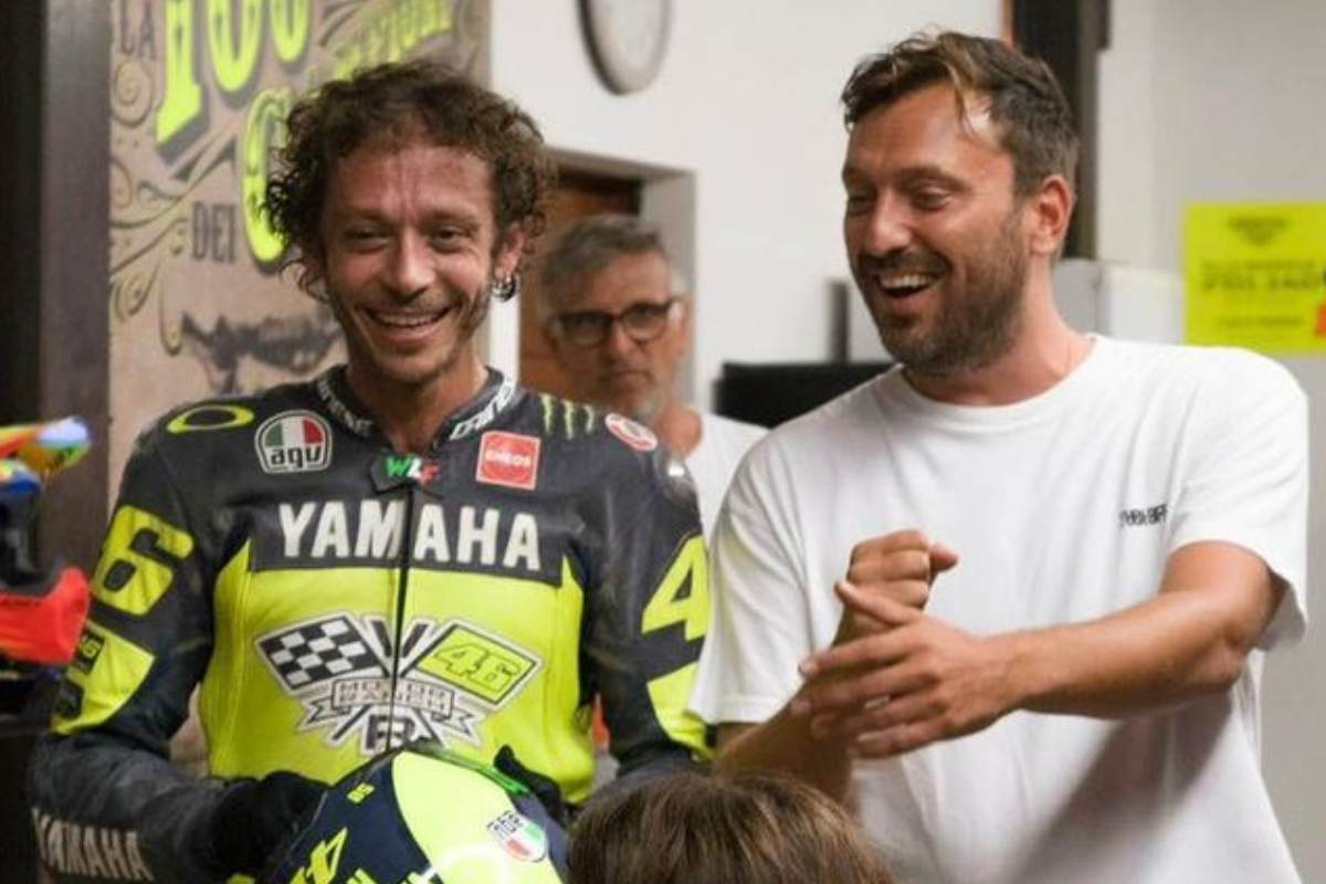 Valentino Rossi e Cesare Cremonini al Ranch di Tavullia