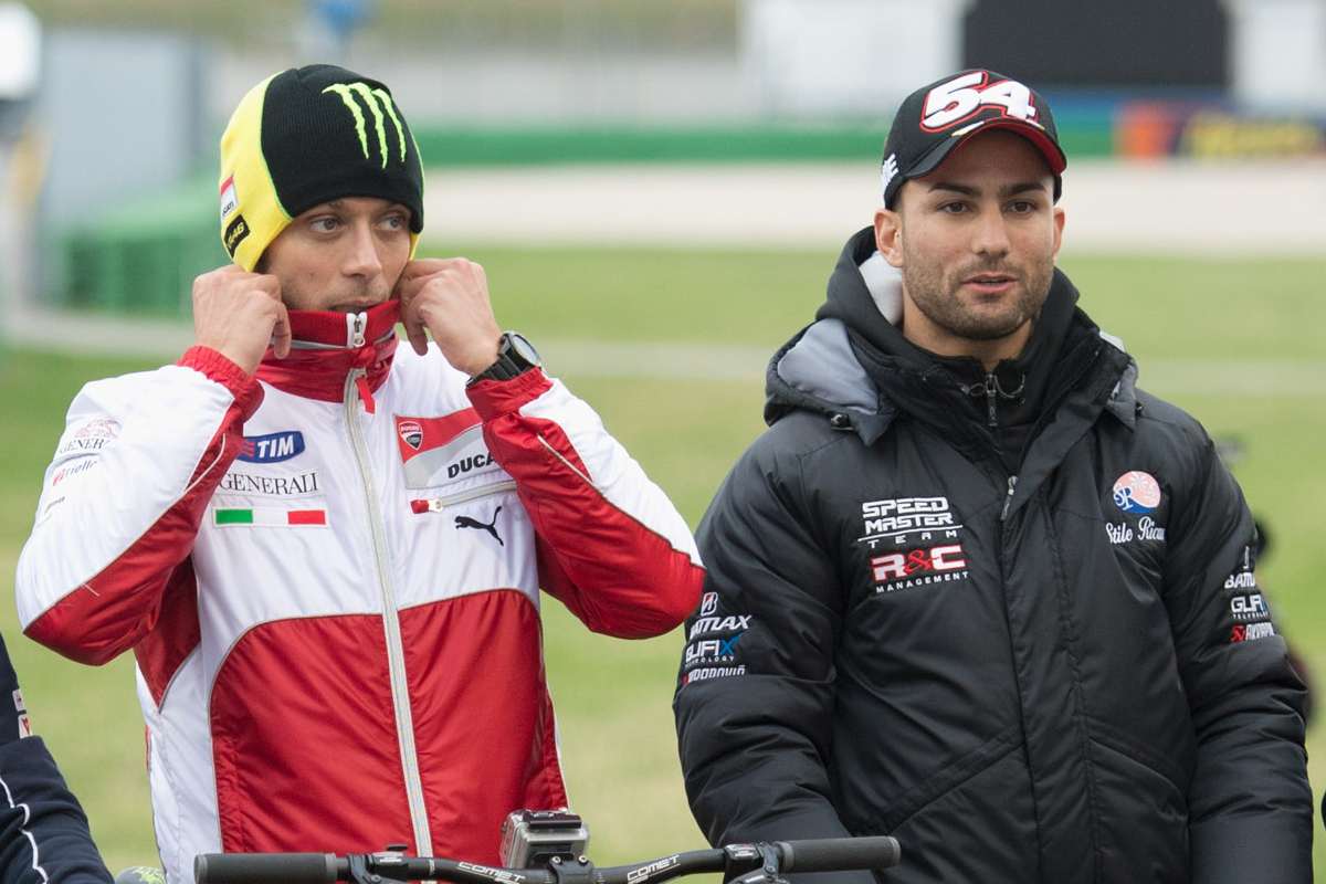Valentino Rossi e Mattia Pasini