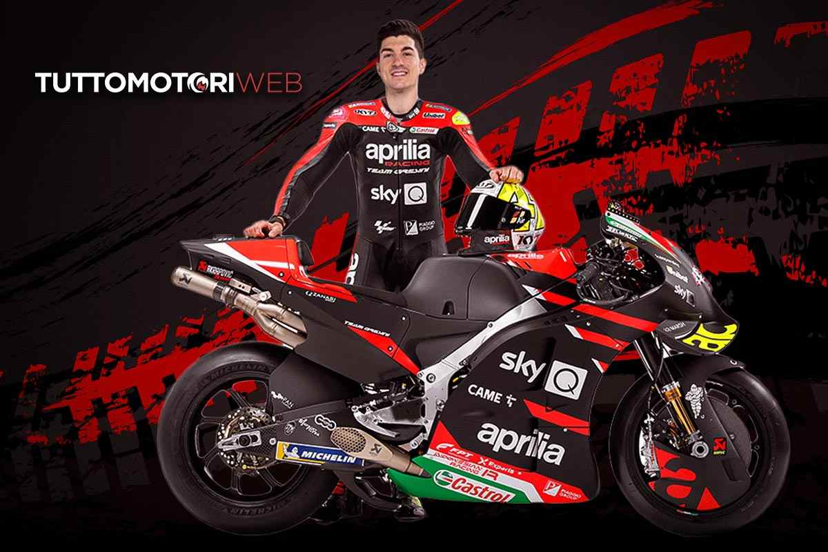 Maverick Vinales sulla Aprilia