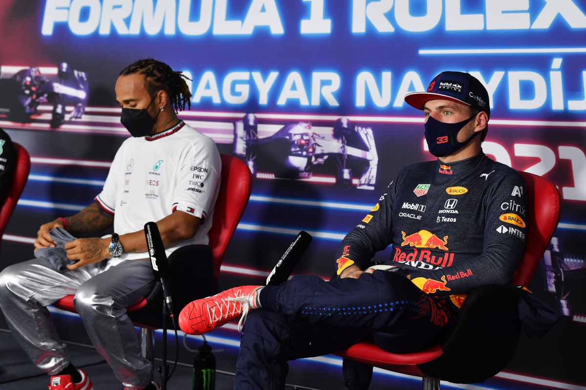 Lewis Hamilton e Max Verstappen (GettyImages)