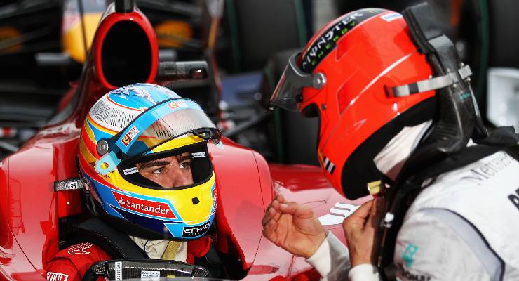 Fernando Alonso e Michael Schumacher