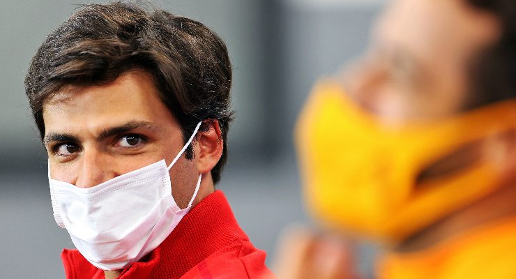 Carlos Sainz nella conferenza stampa alla vigilia del Gran Premio del Belgio di F1 2021 a Spa-Francorchamps