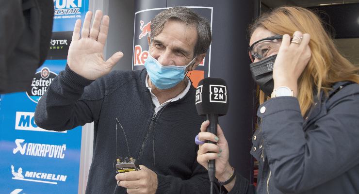 Davide Brivio in visita al paddock della MotoGP al Gran Premio di Stiria al Red Bull Ring