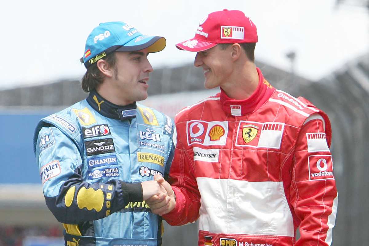 Fernando Alonso e Michael Schumacher