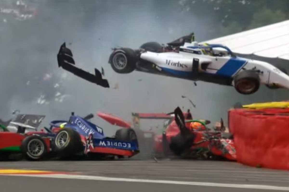 L'incidente durante le qualifiche della W Series a Spa-Francorchamps