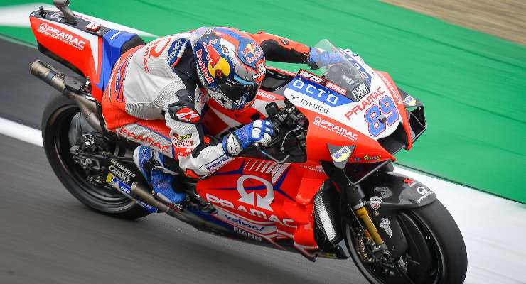 Jorge Martin sulla Ducati Pramac nel Gran Premio di Gran Bretagna di MotoGP 2021 a Silverstone (Foto Dorna)