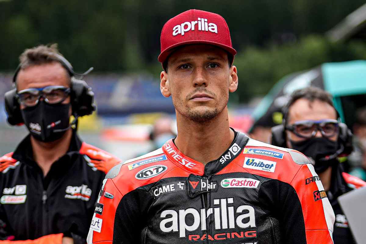 Lorenzo Savadori sulla griglia di partenza del Gran Premio di Stiria di MotoGP 2021 al Red Bull Ring