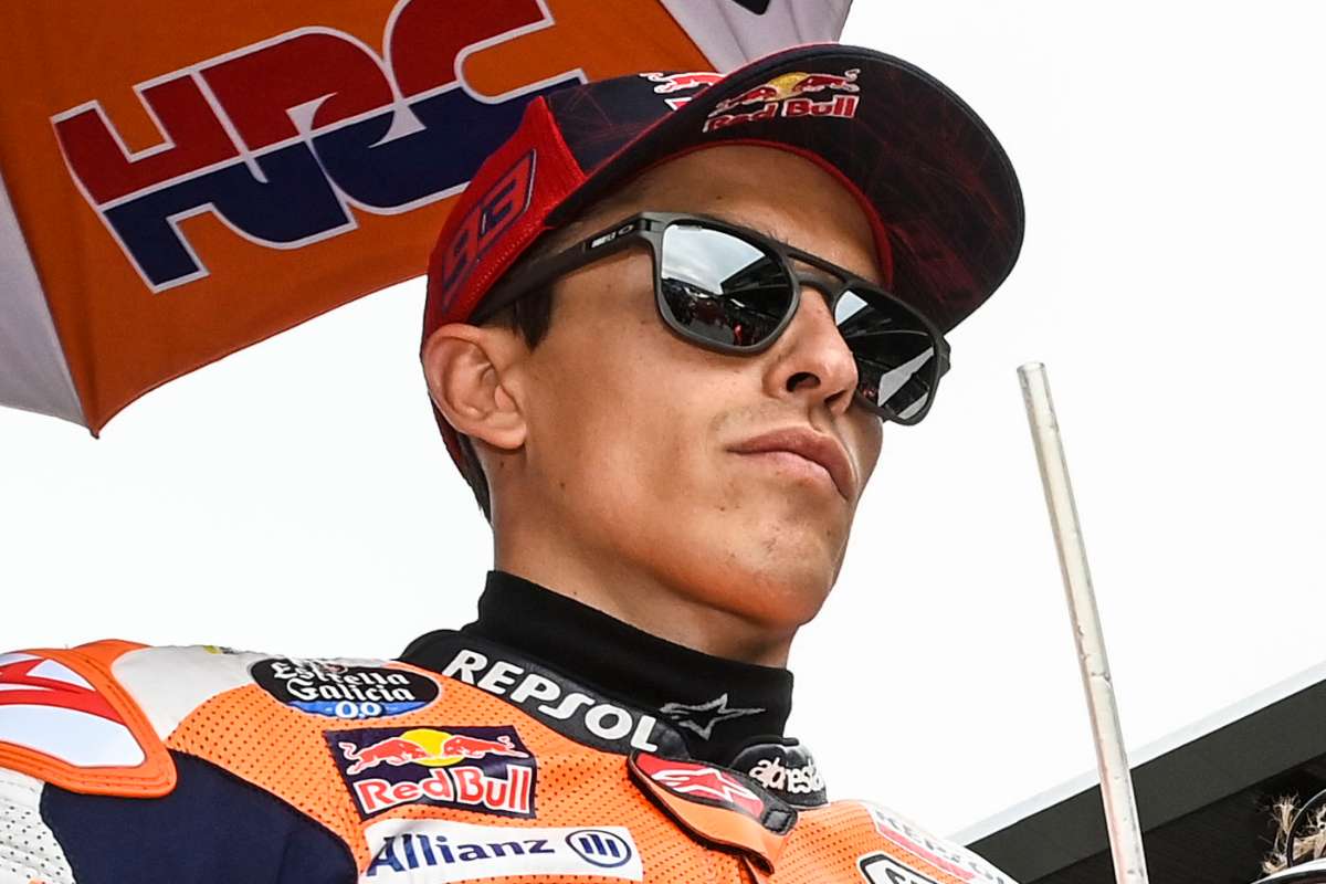 Marc Marquez sulla griglia di partenza del Gran Premio di Stiria di MotoGP 2021 al Red Bull Ring