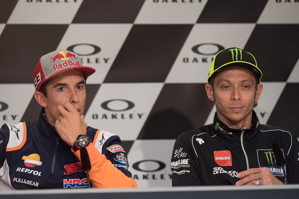 Marc Marquez e Valentino Rossi