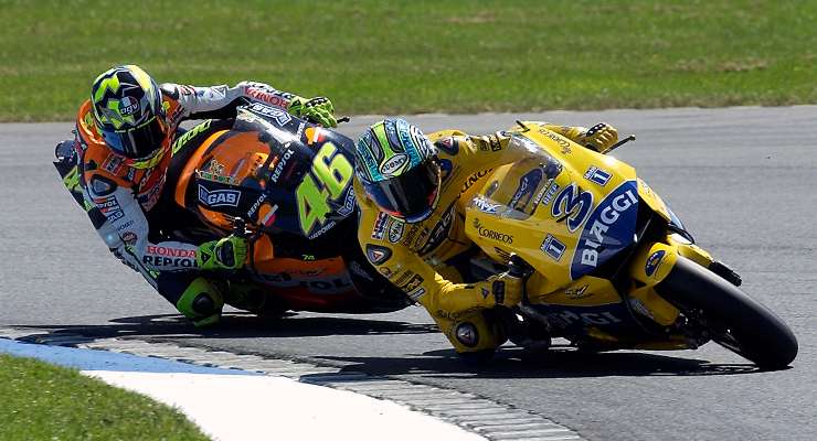 Valentino Rossi e Max Biaggi