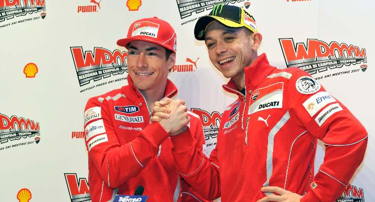 Nicky Hayden e Valentino Rossi