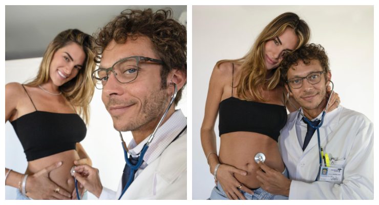 Valentino Rossi e Francesca Sofia Novello