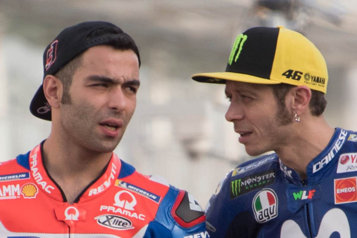 Danilo Petrucci e Valentino Rossi