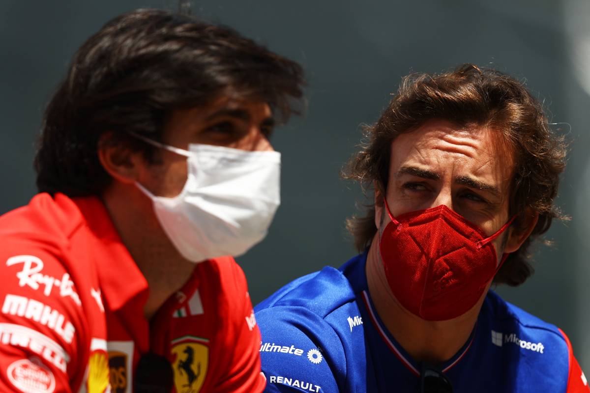 Carlos Sainz e Fernando Alonso