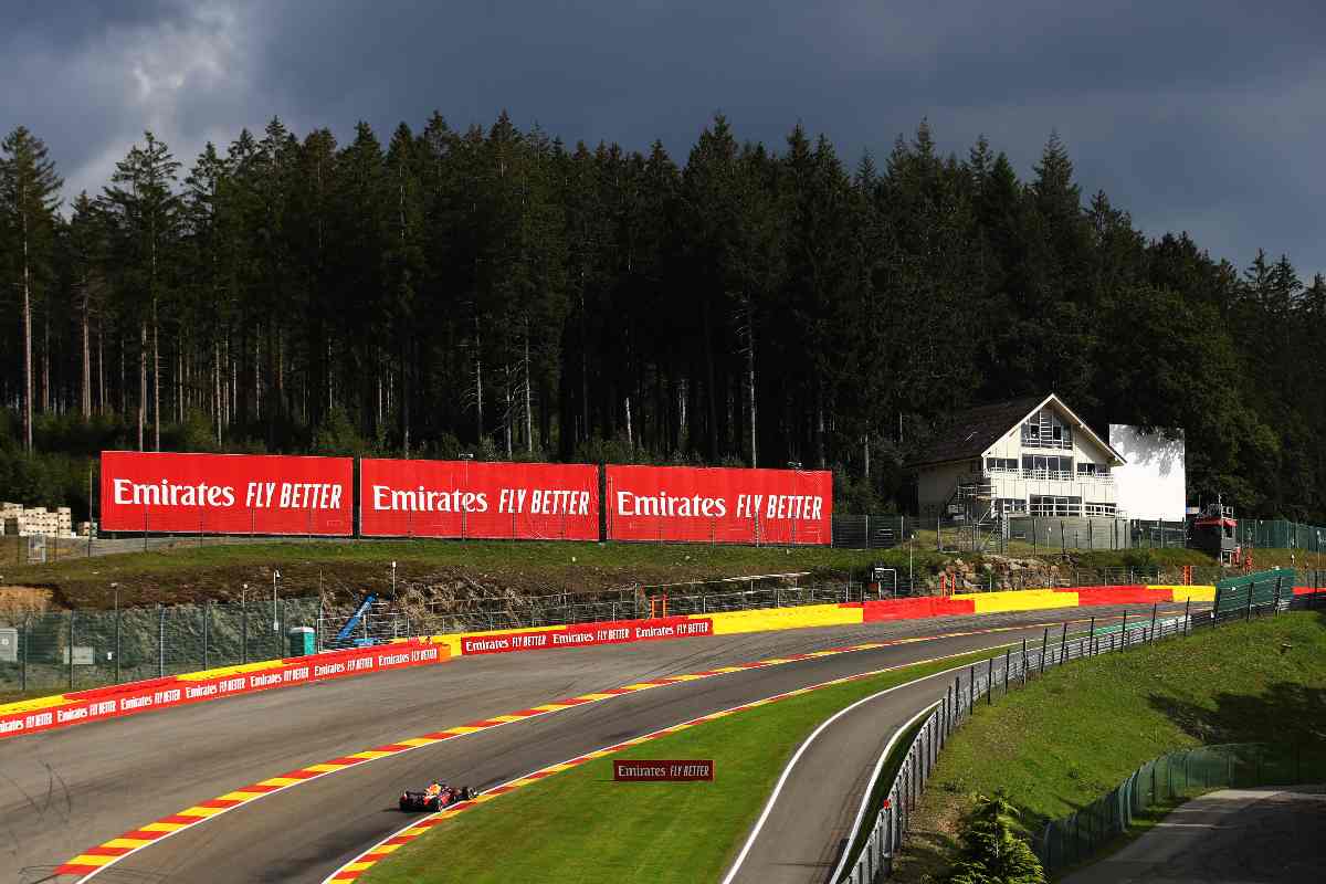 Il circuito di Spa-Francorchamps che ospita il Gran Premio del Belgio di F1