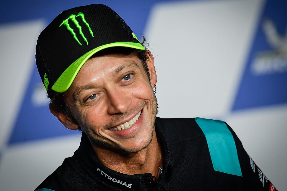 Valentino Rossi nella conferenza stampa di annuncio del suo ritiro al Red Bull Ring