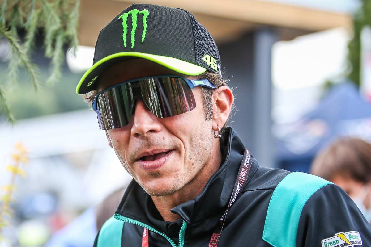 Valentino Rossi nel paddock del Gran Premio d'Austria di MotoGP 2021 al Red Bull Ring