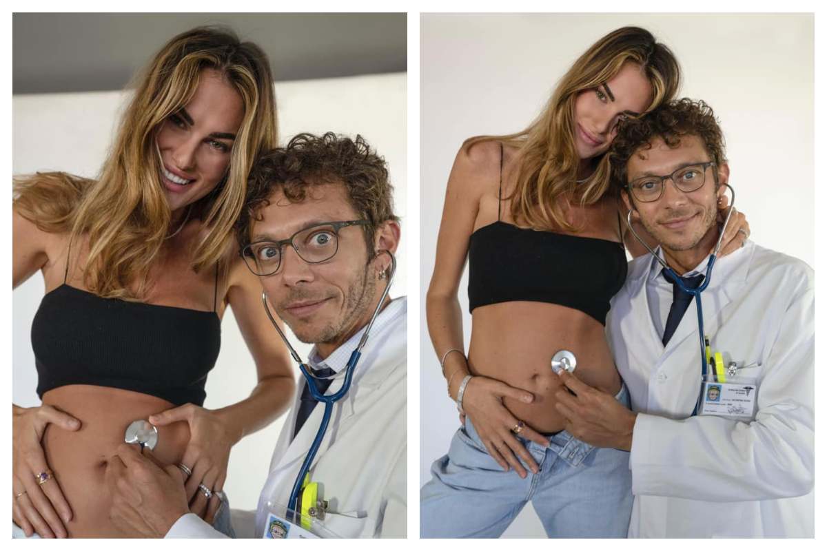 Valentino Rossi e Francesca Sofia Novello incinta