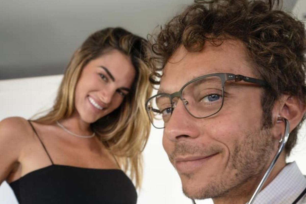 Valentino Rossi con Francesca Sofia Novello