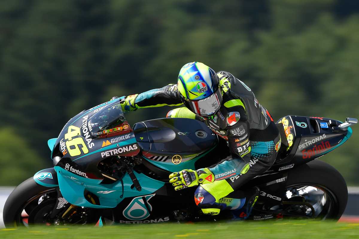 Valentino Rossi sulla Petronas